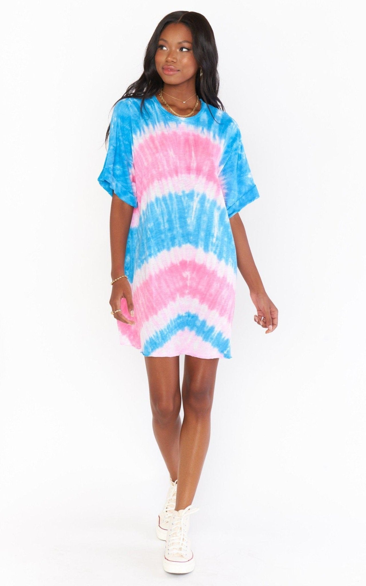 Show Me Your Mumu Dylan T-Shirt Tie Dye Dress