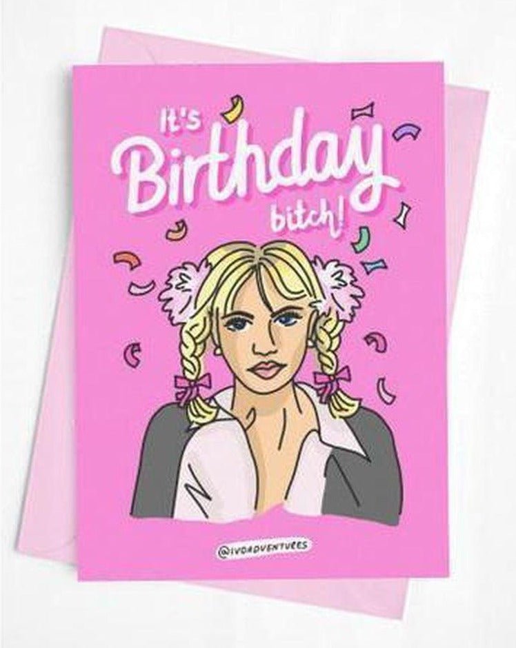 Image of Yeah Bunny! Britney Birthday Card