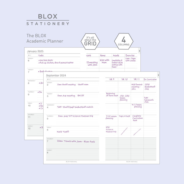 The BLOX Academic Planner 2024-25: It's All About The GRID