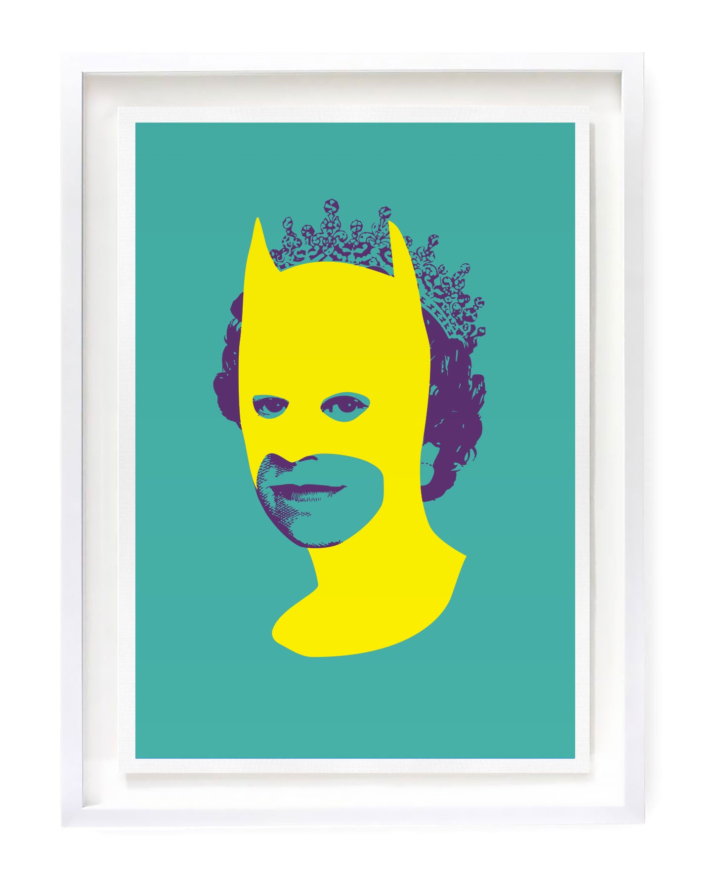 Rich Enough to be Batman - Yellow and Aqua | Heath Kane