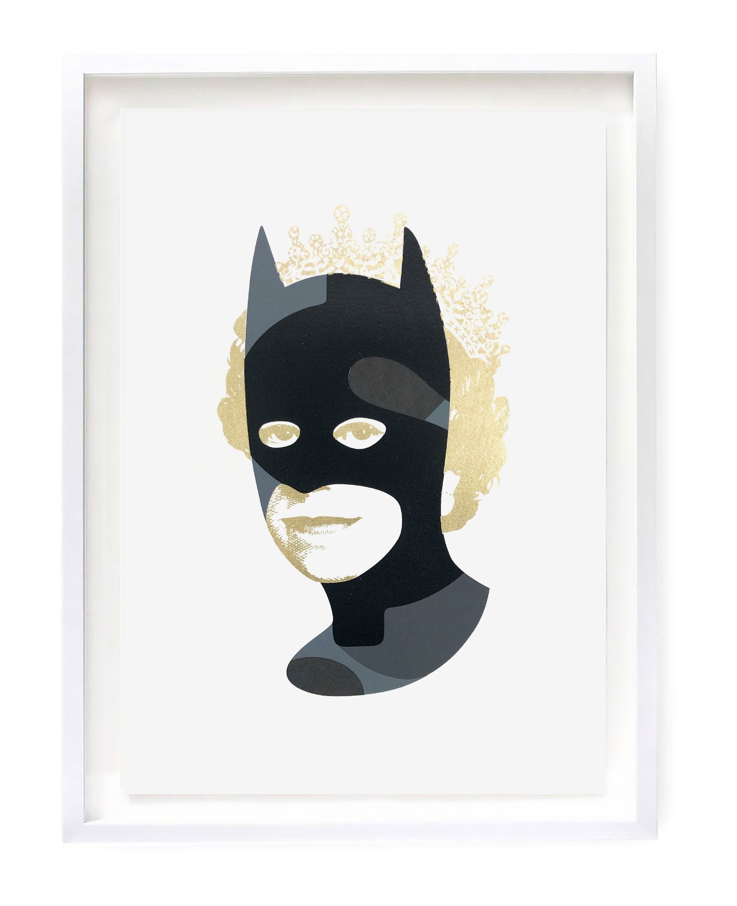 Rich Enough to be Batman - Black and Gold Dollar Sign A3 edition | Art by  Heath Kane | Heath Kane