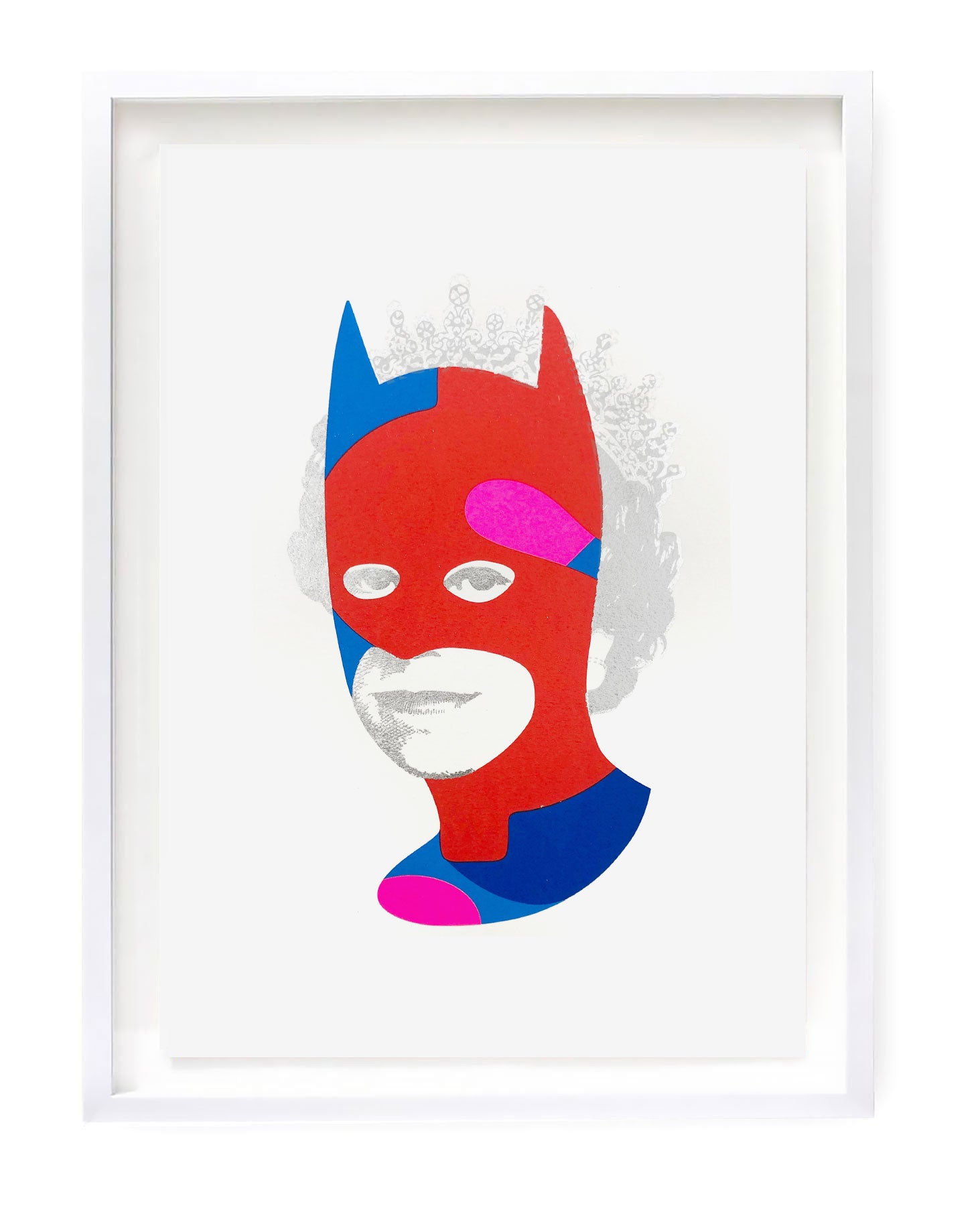 Rich Enough to be Batman - Red and Silver Dollar Sign A3 edition | Art by  Heath Kane | Heath Kane