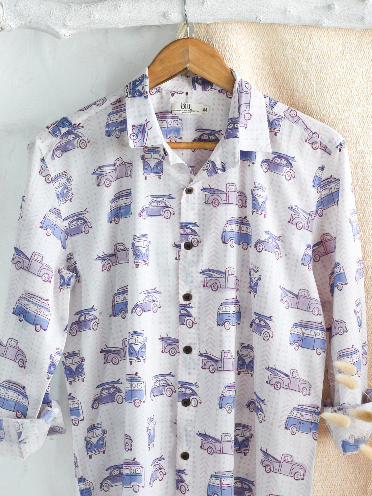 SHIRT - White Retro Camper Van