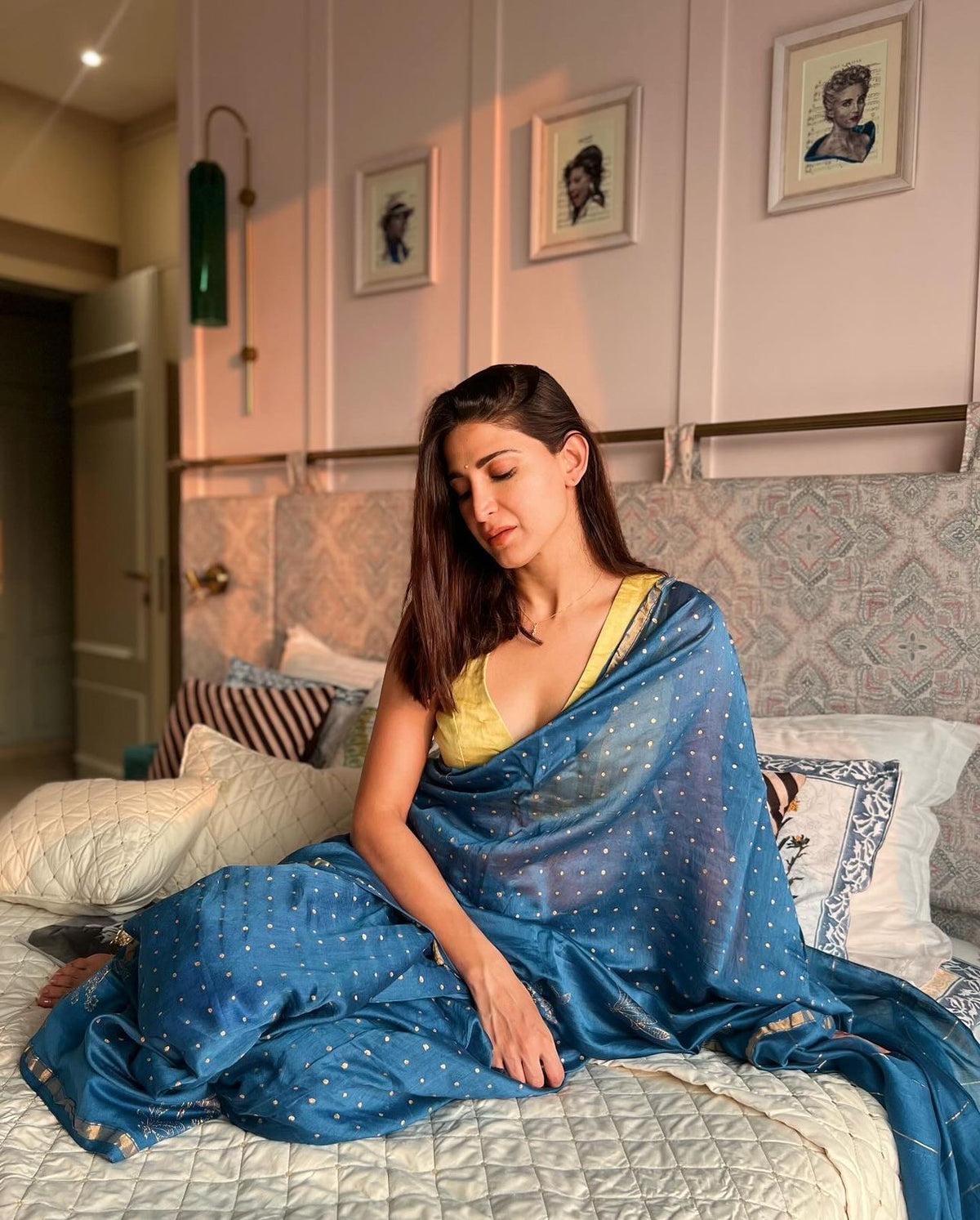 NEELA - Chanderi Saree