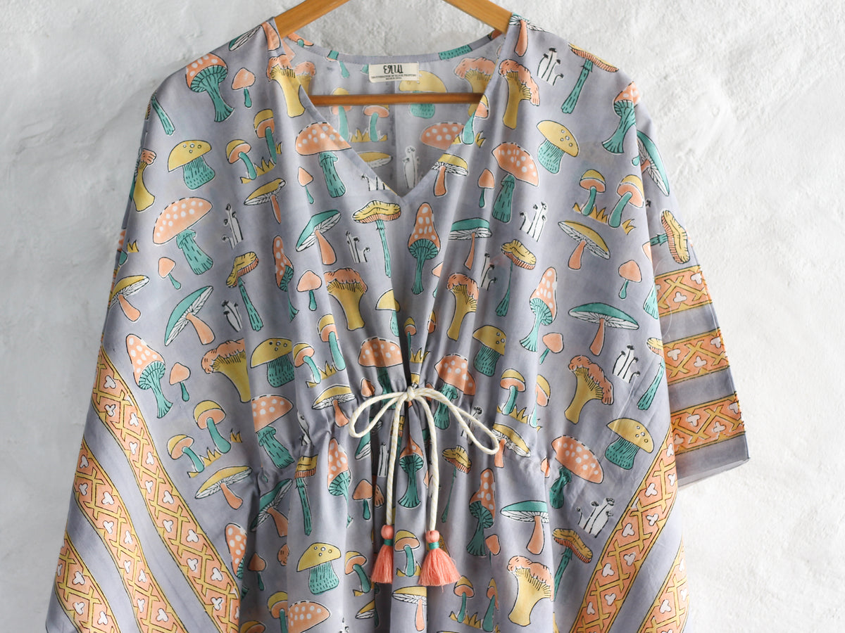 Kaftan- Mushroom in Gray