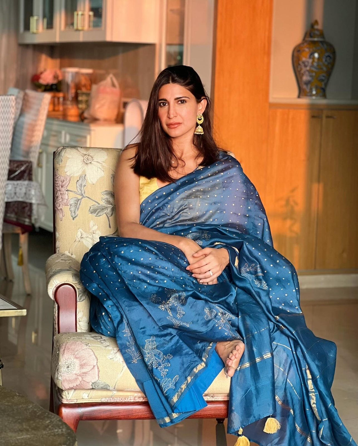 NEELA - Chanderi Saree