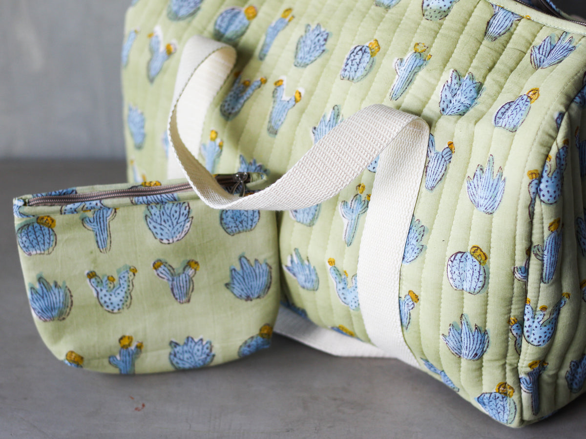 Cotton Cactus Duffle Bag