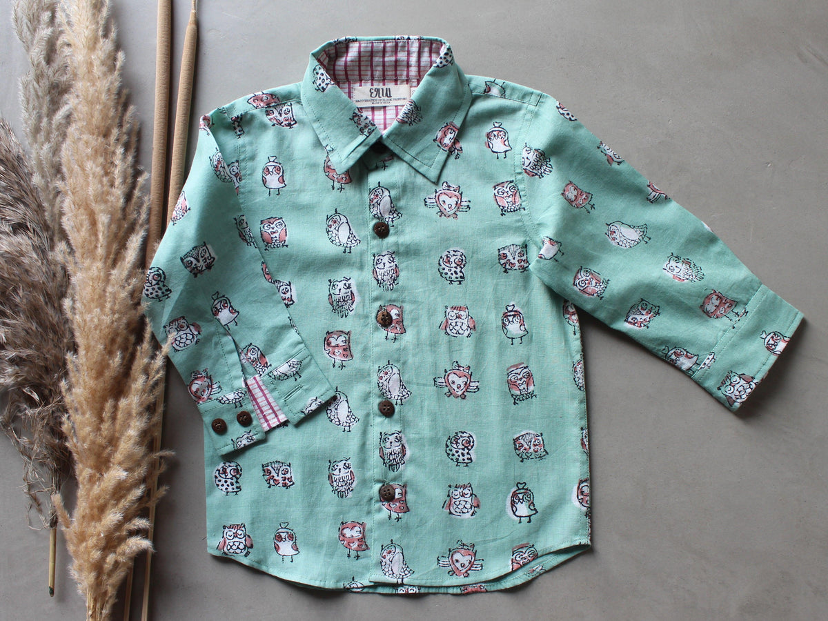 Owls in Mint Shirt - CHHAPA