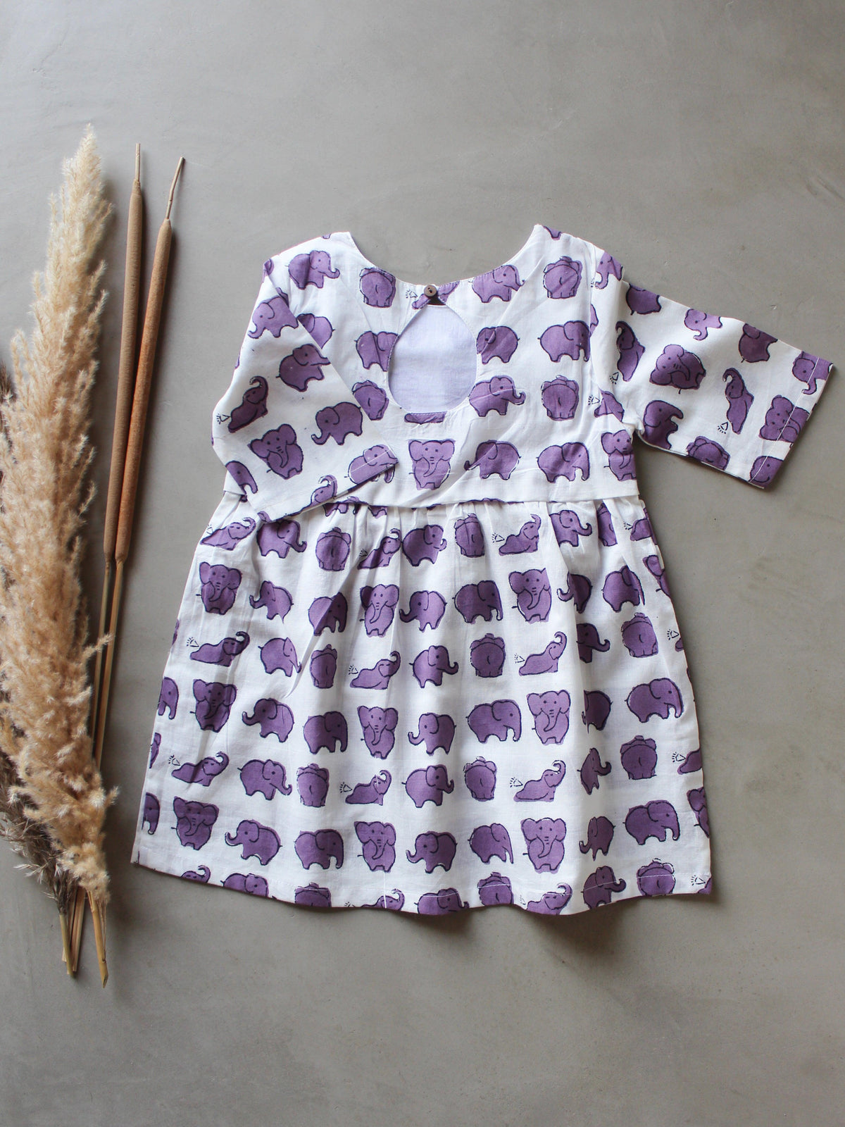 Purple Ele Dress - CHHAPA