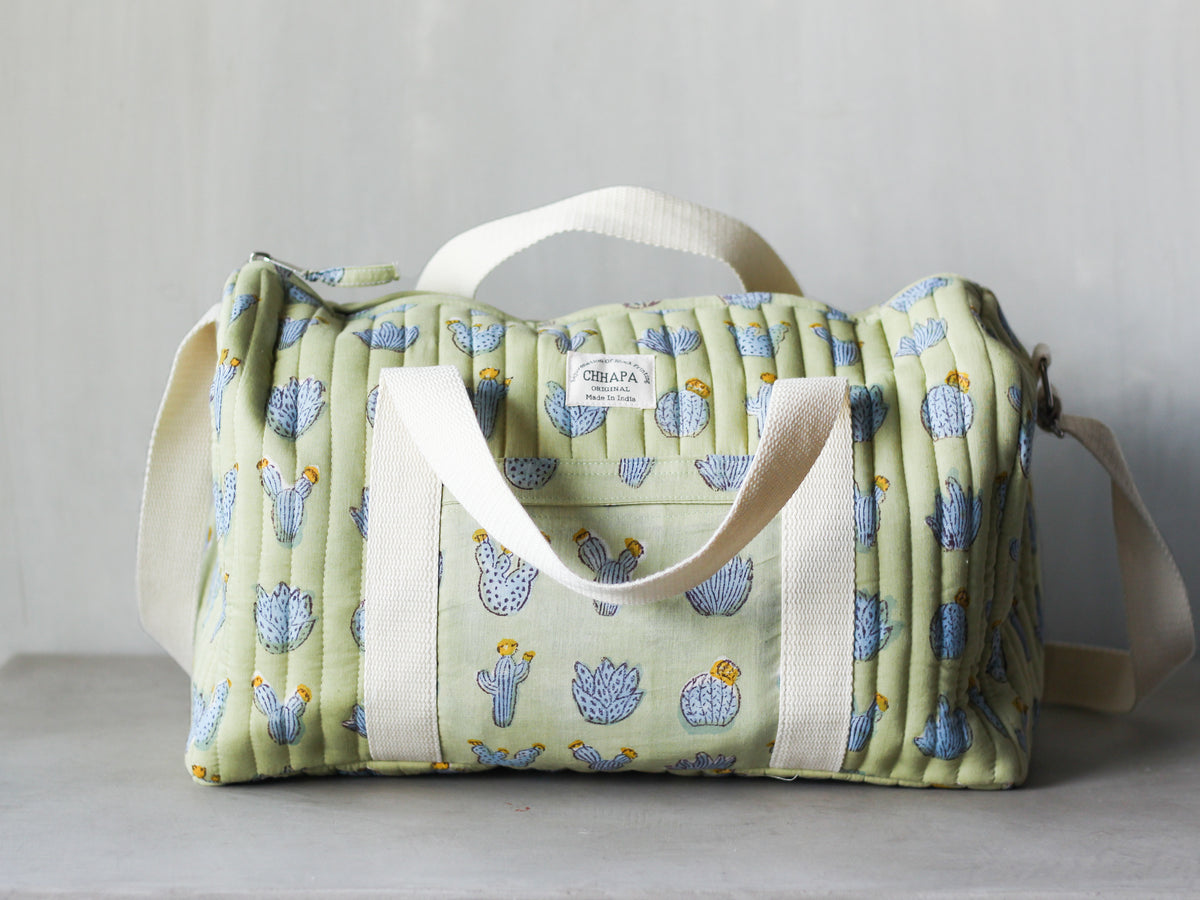 Cotton Cactus Duffle Bag