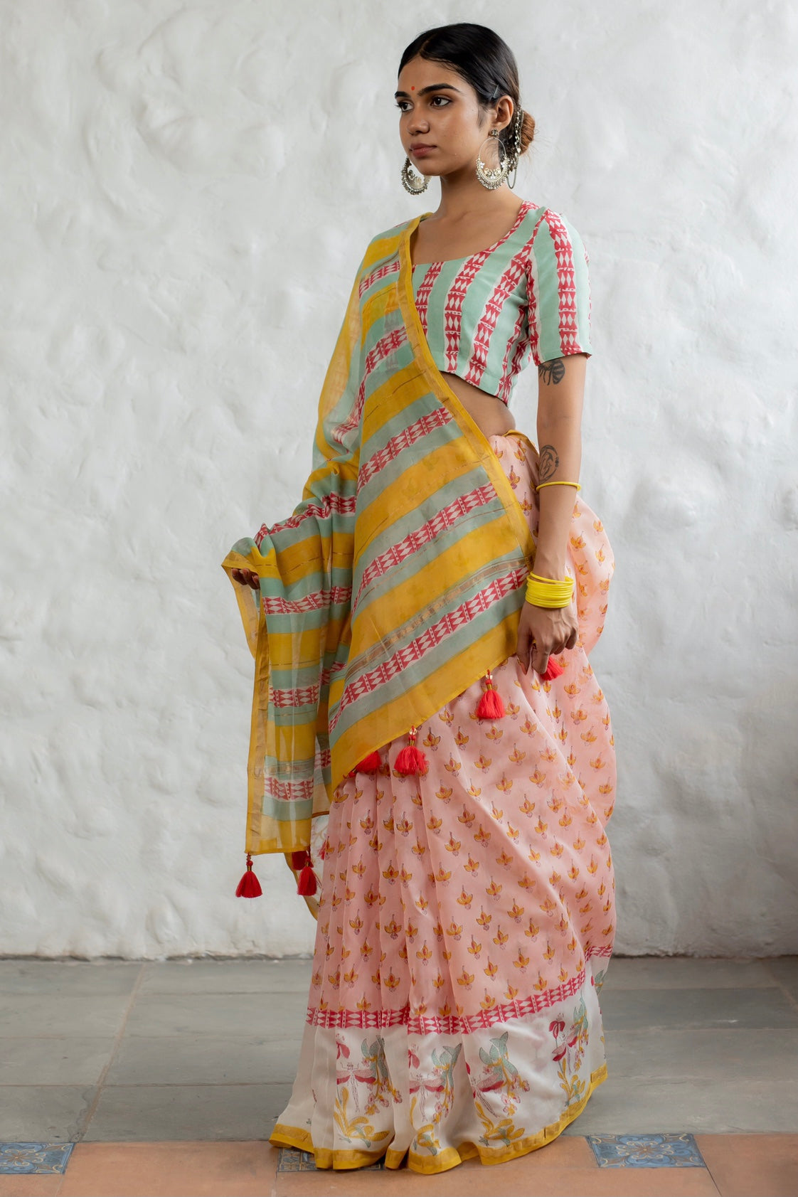 AMALTAS - Chanderi Saree