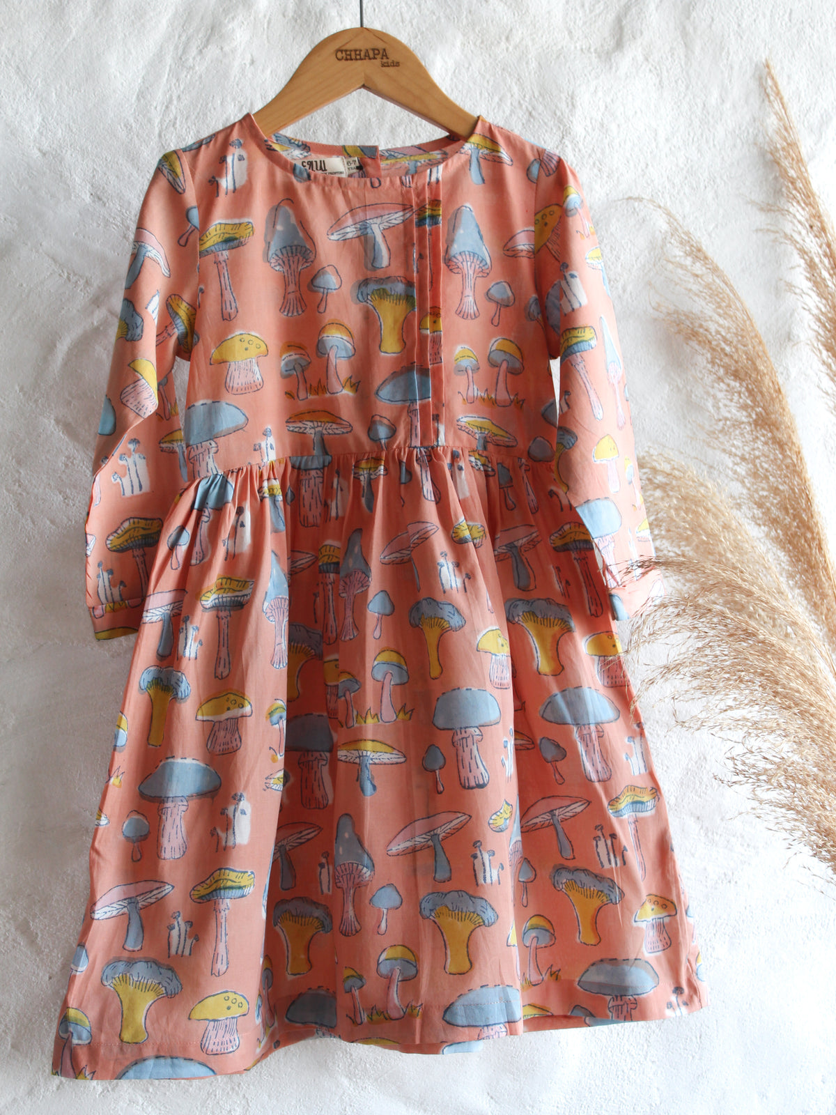 Peach Mushroom Dress