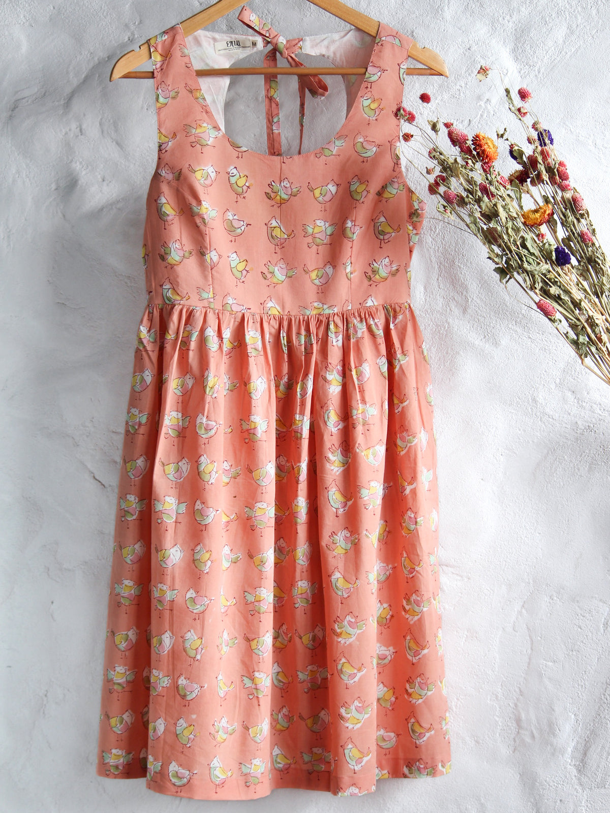 Peach Chidiya Dress