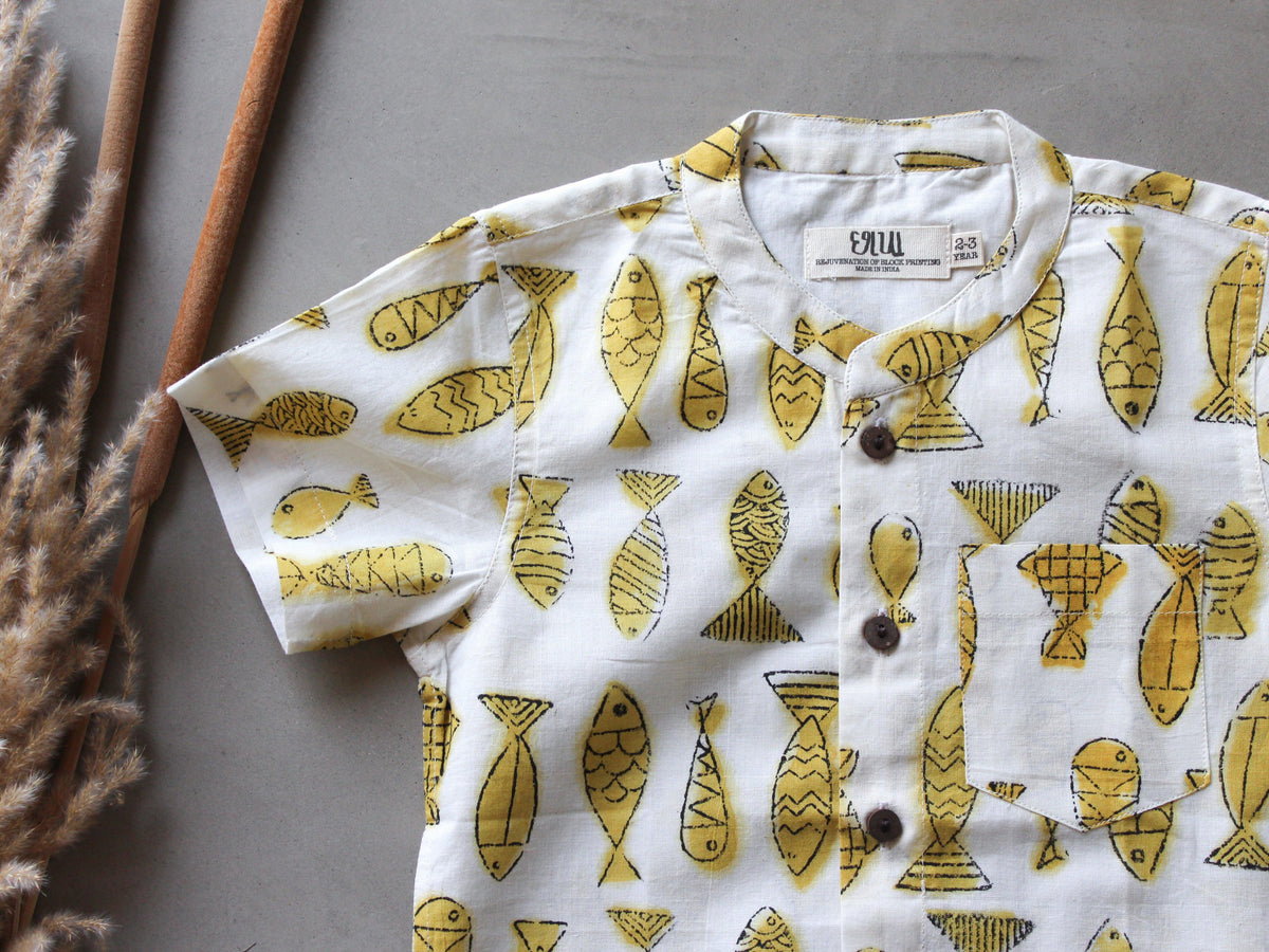 White Fish Toddler Shirt - CHHAPA