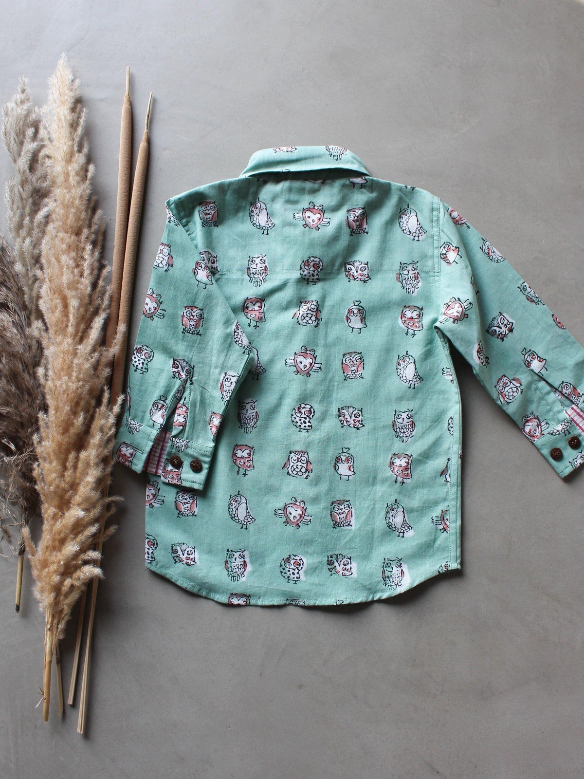 Owls in Mint Shirt - CHHAPA