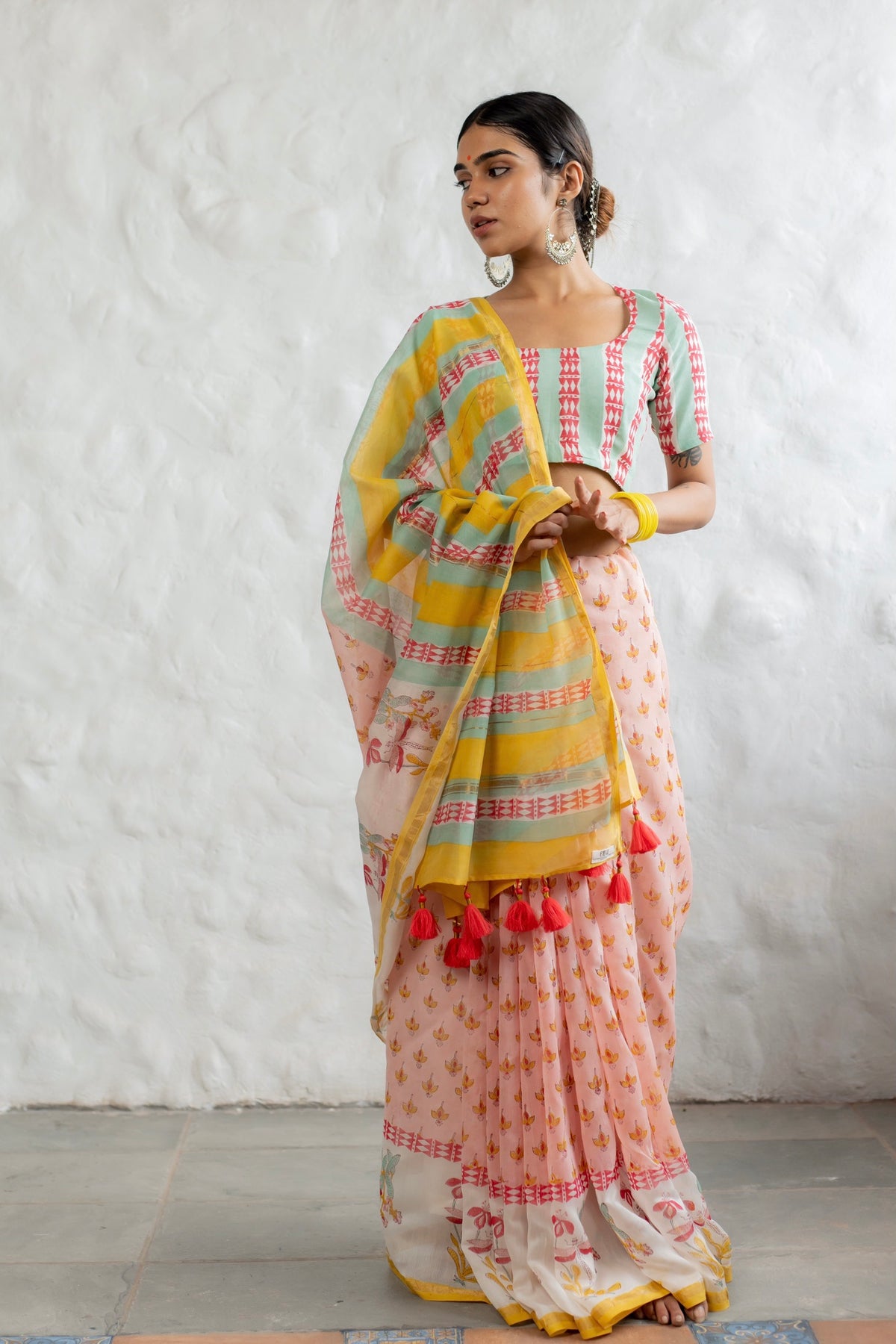 AMALTAS - Chanderi Saree