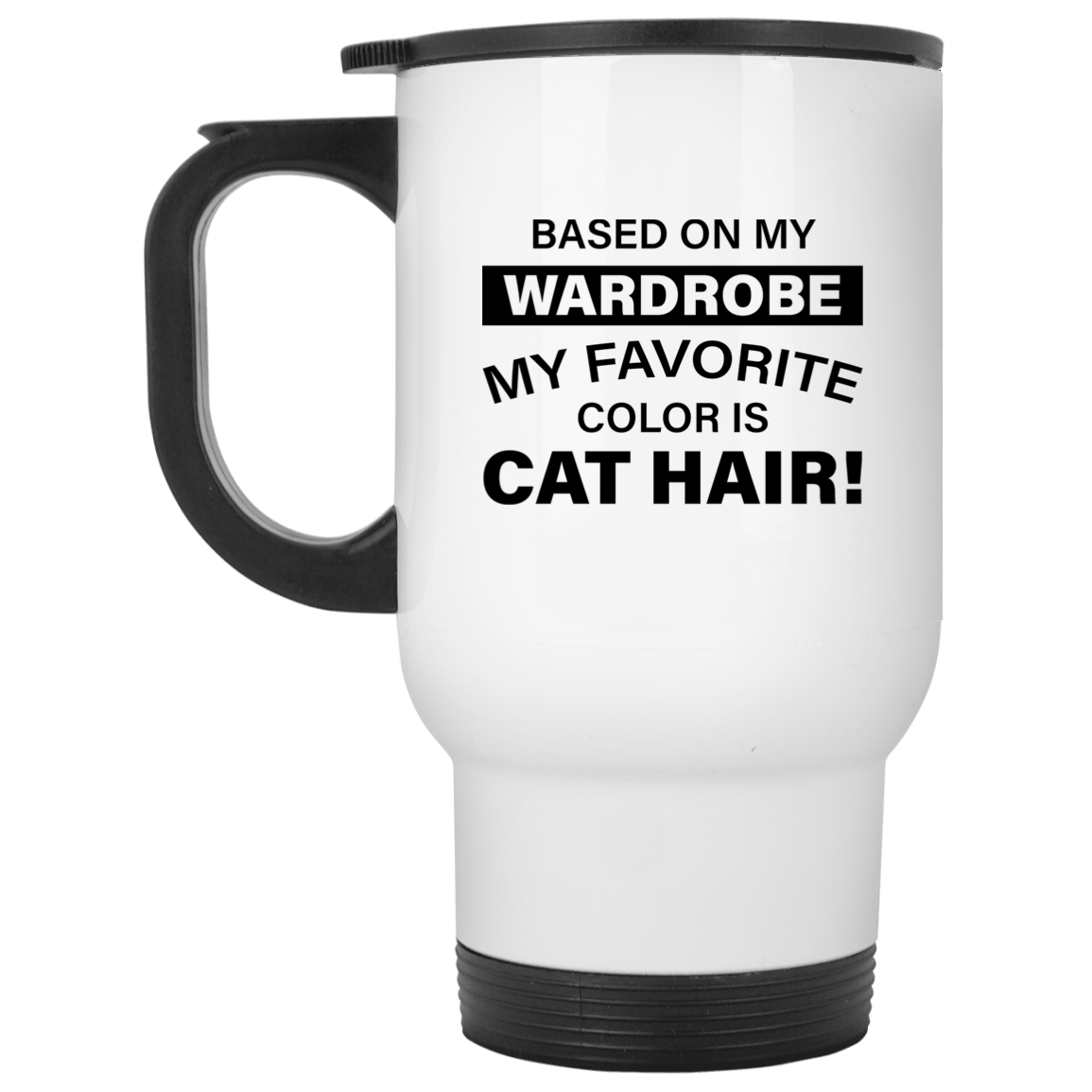 Favorite Color Cat Hair - Mugs.