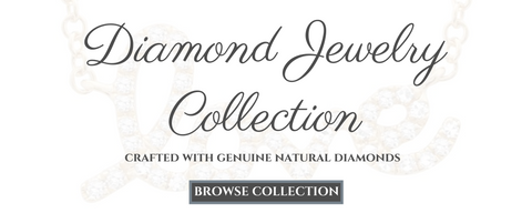 Genuine diamond jewelry collection