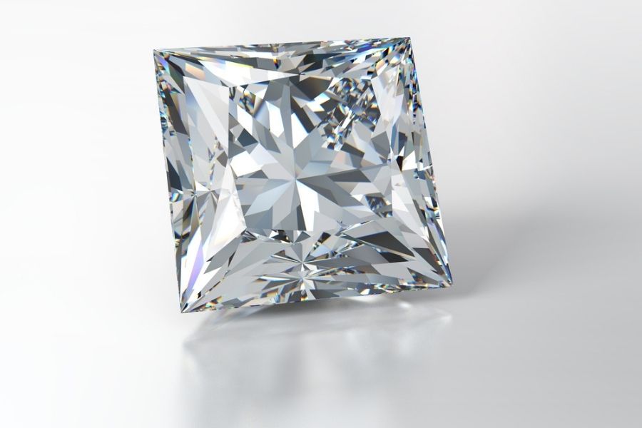 square princess cut diamond
