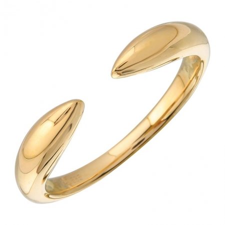 simple gold claw ring