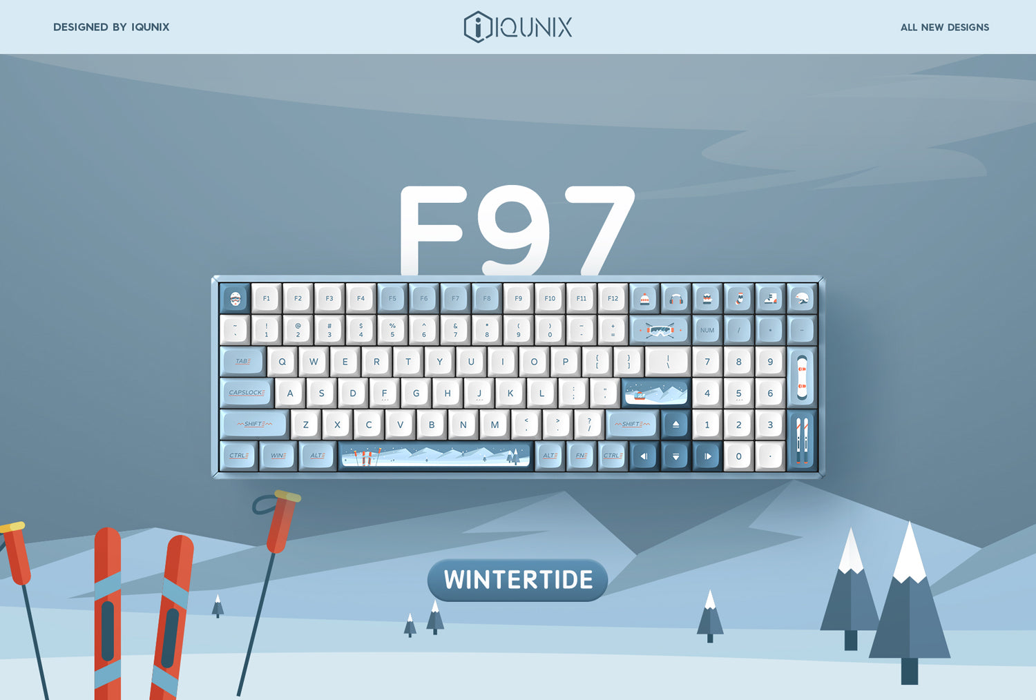 IQUNIX F97 Wintertide wireless keyboard