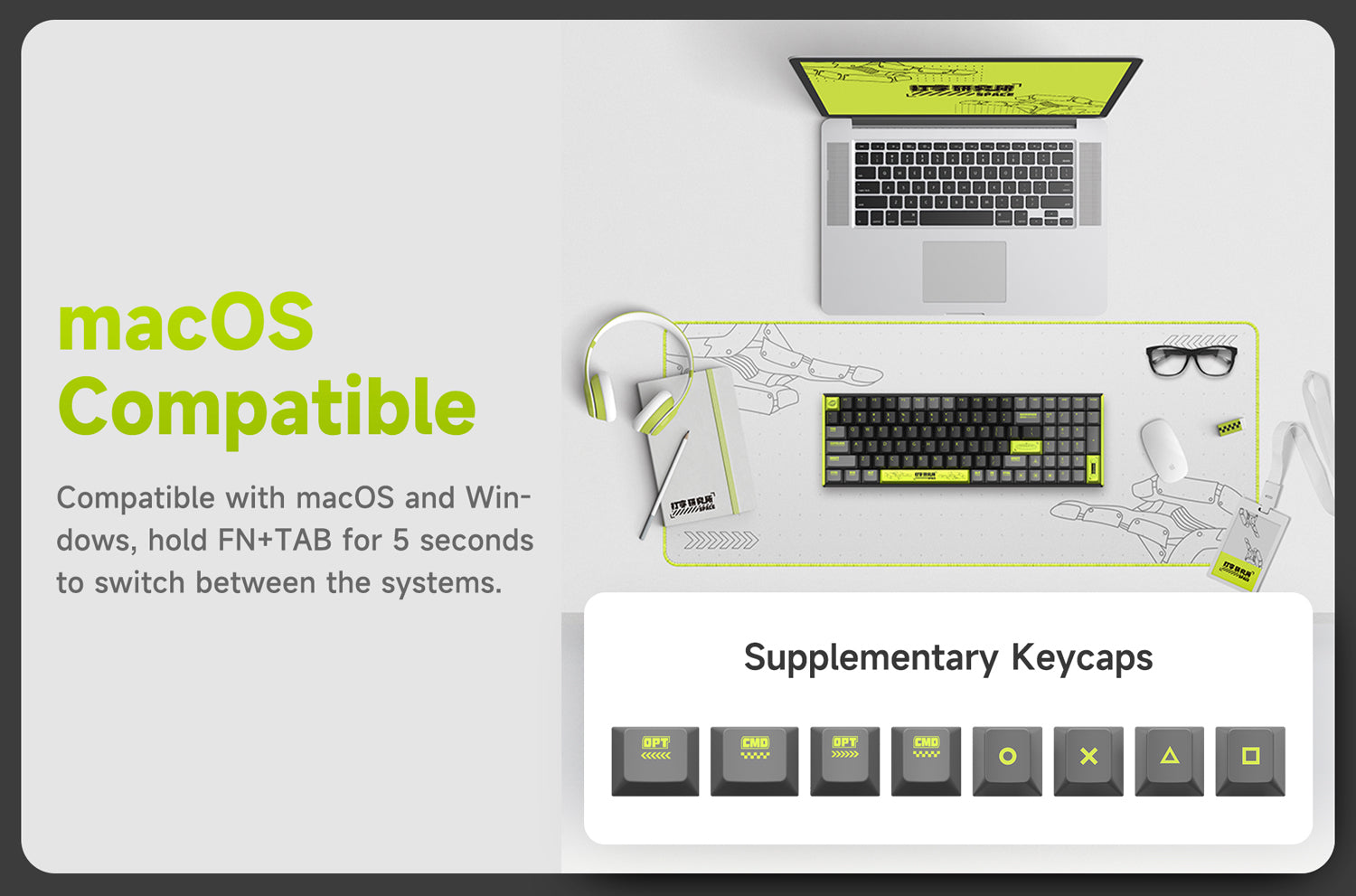 macOS compatiable wireless Mechanical Keyboard