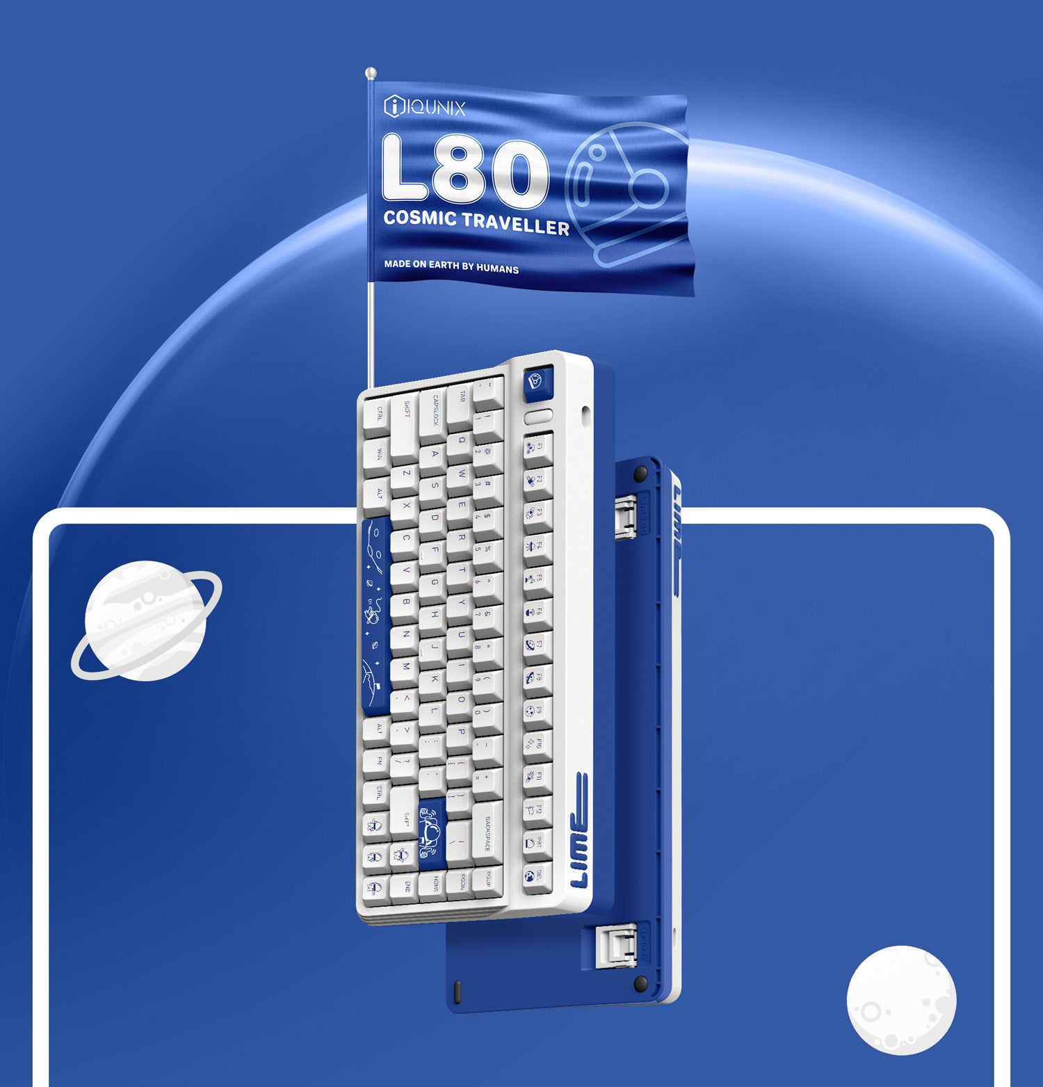 L80 SPACE THEMED Mechanical Keyboard L80 Comis Traveller