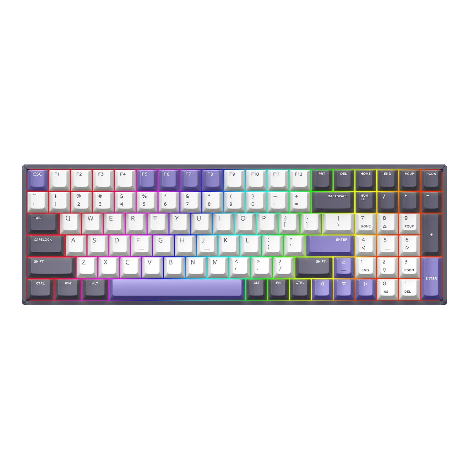 IQUNIX F97 Lavandin Wireless Mechanical Keyboard Speed Silver / Non-backlit