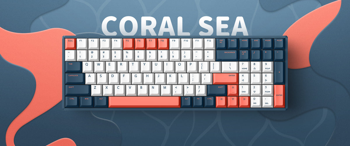 IQUNIX F97 Coral Sea Keyboard | Gaming Keyboard