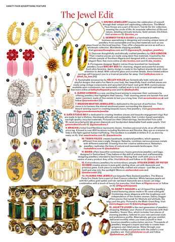 Vanity Fair UK Jewelry Edit July/August