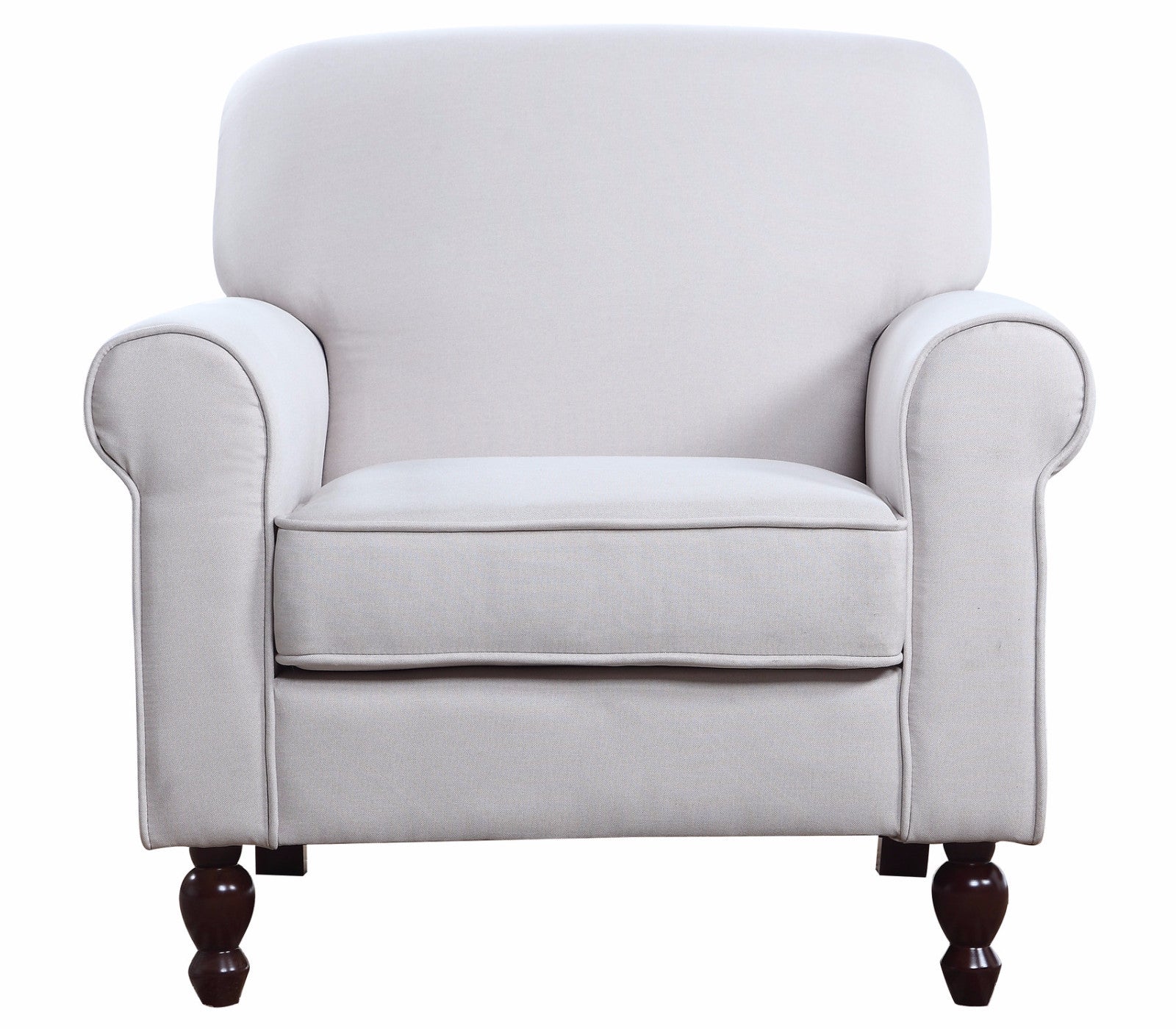 Babak Classic and Cozy Linen Armchair