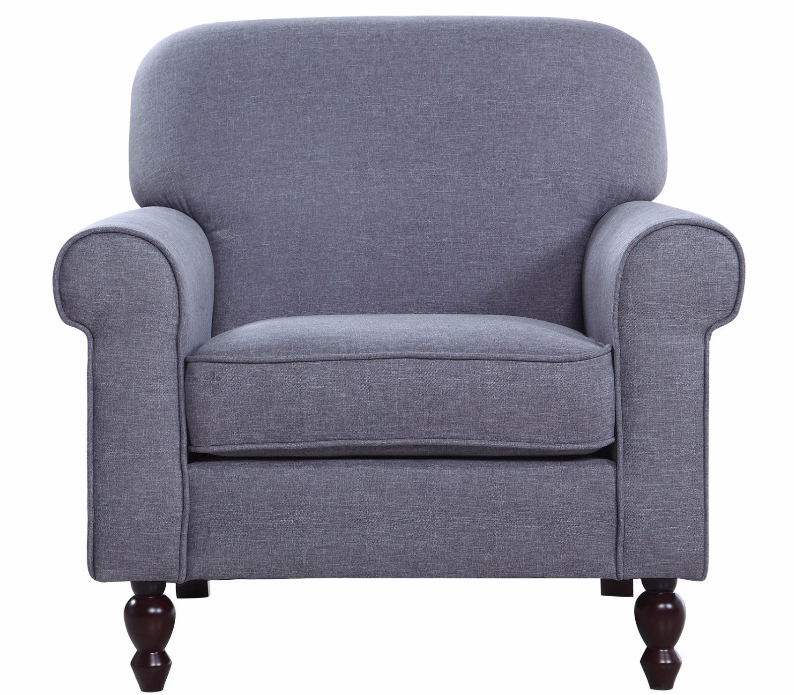 Babak Classic and Cozy Linen Armchair