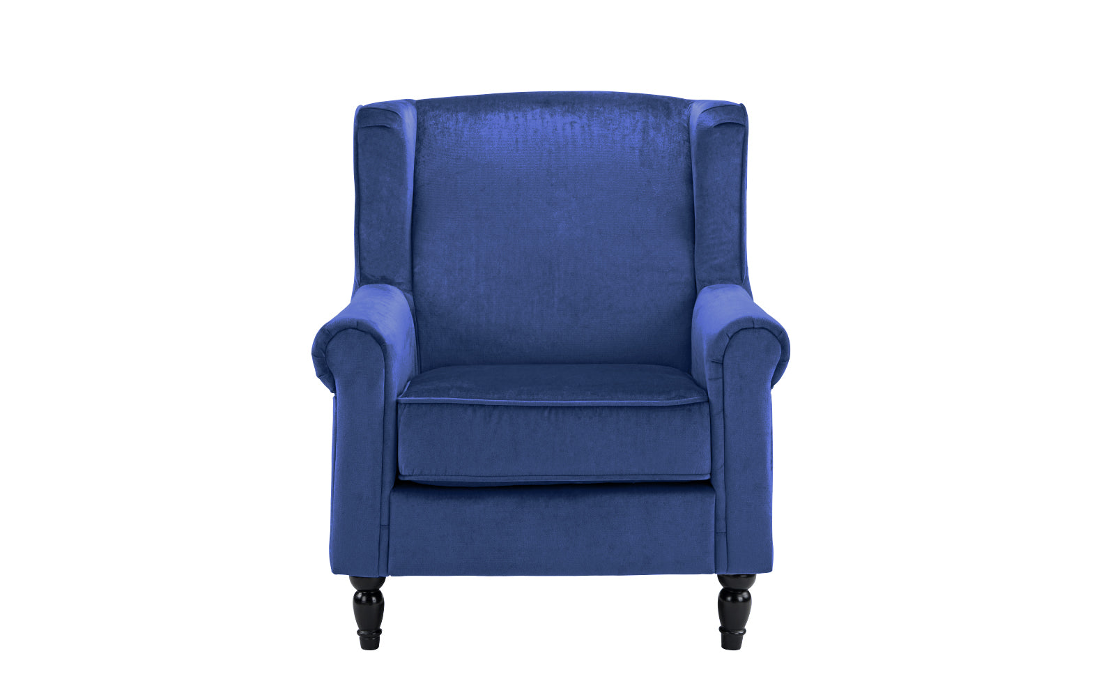 Byron Late Victorian Wingback Velvet Accent Armchair