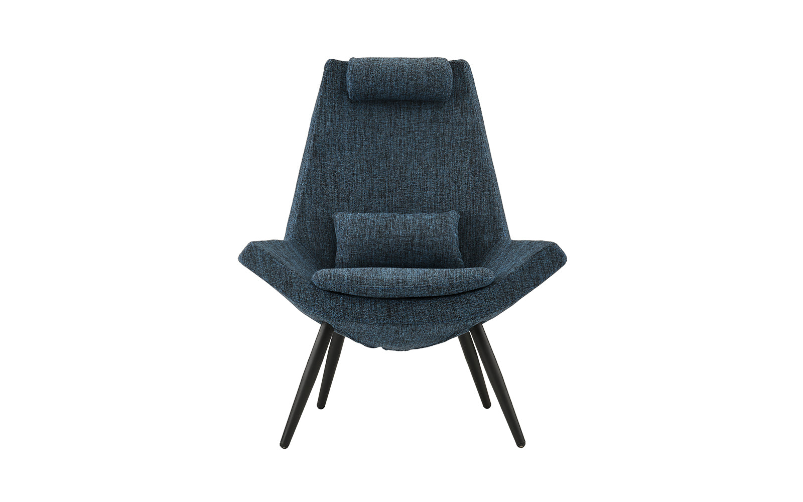 ARM28-FB-DBLU Miranda Contemporary Diamond Linen Accent Chair wi sku ARM28-FB-DBLU