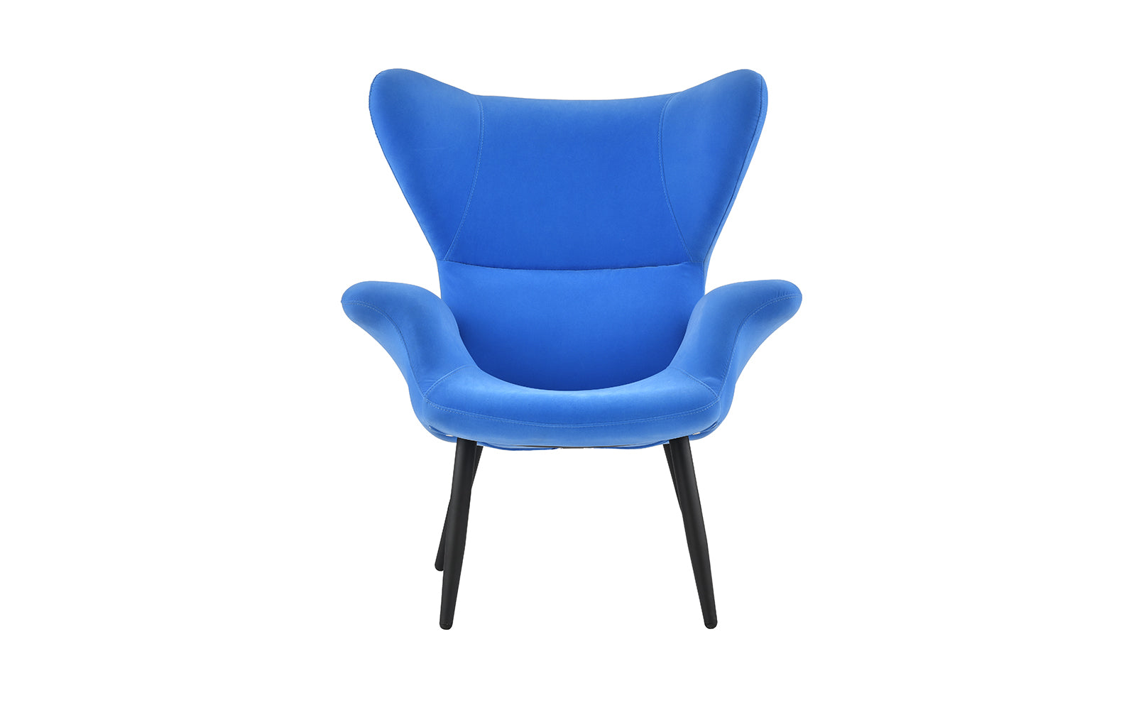 ARM29-VV-SKBLU Ayson Contemporary Velvet Wingback Chair sku ARM29-VV-SKBLU