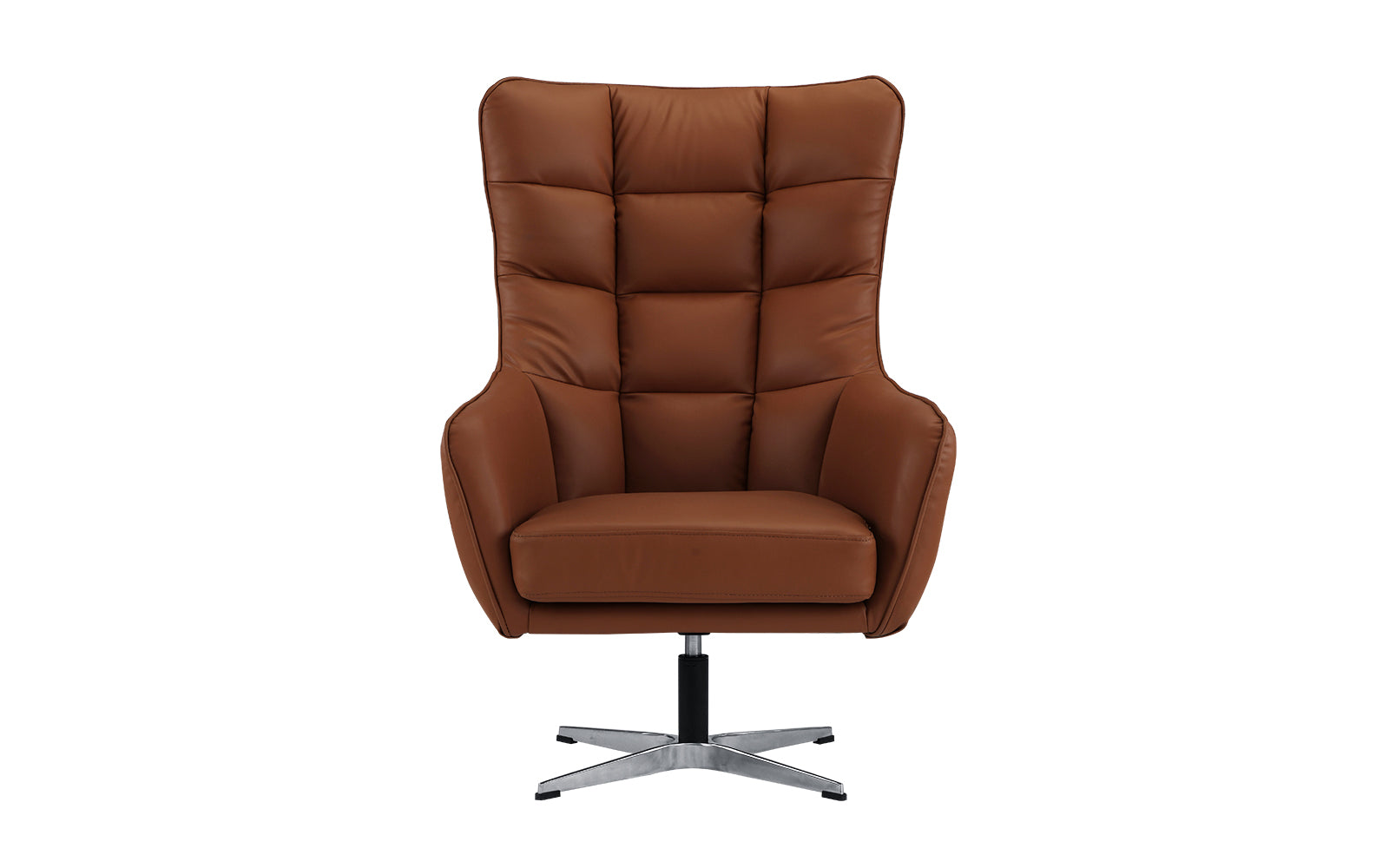 ARM52-PU-CAMEL Stella Modern Faux Leather Executive Swivel Chair sku ARM52-PU-CAMEL