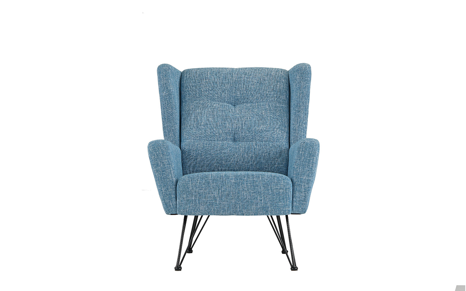 Milla Mid Century Tufted Low Shelter Back Accent Chair