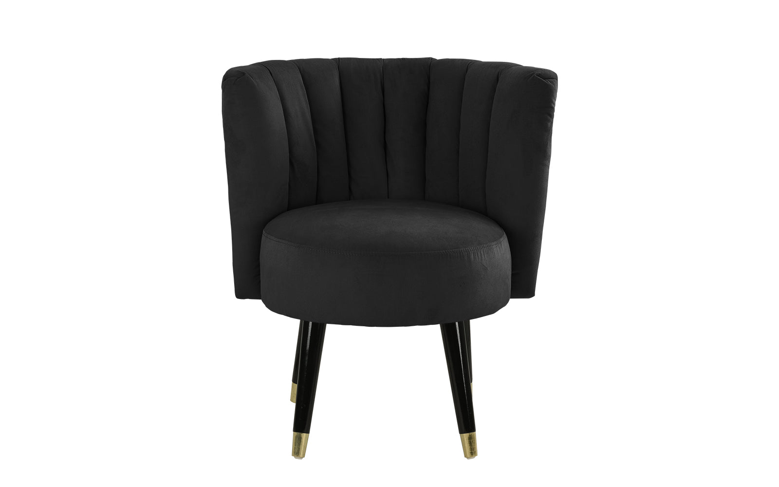 Norma Glamorous Boudoir-Style Velvet Accent Chair