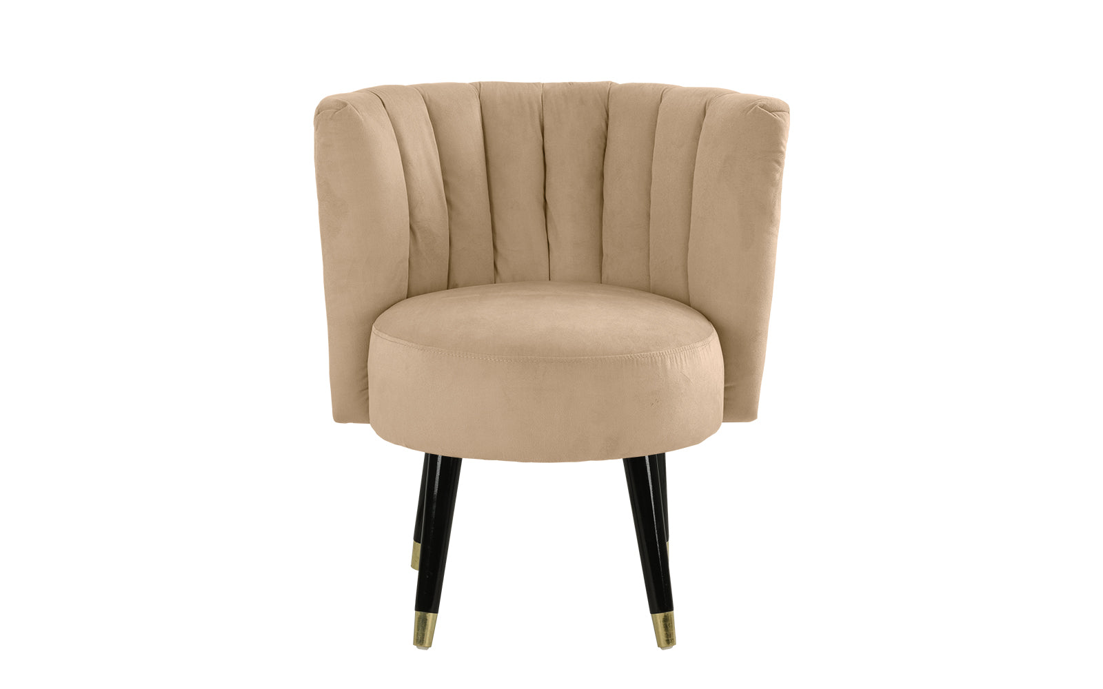 Norma Glamorous Boudoir-Style Velvet Accent Chair