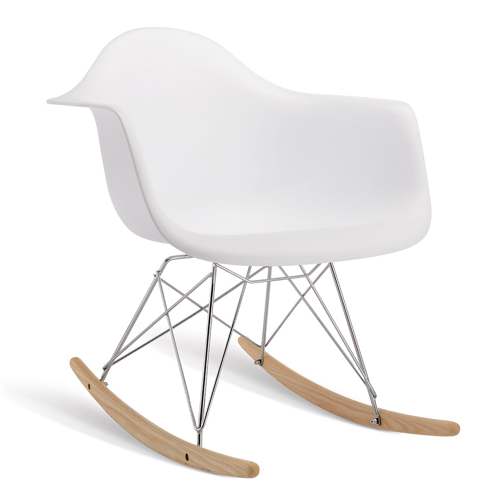 May Mid Century Modern Tulip-Style Kitchen Rocking Chair