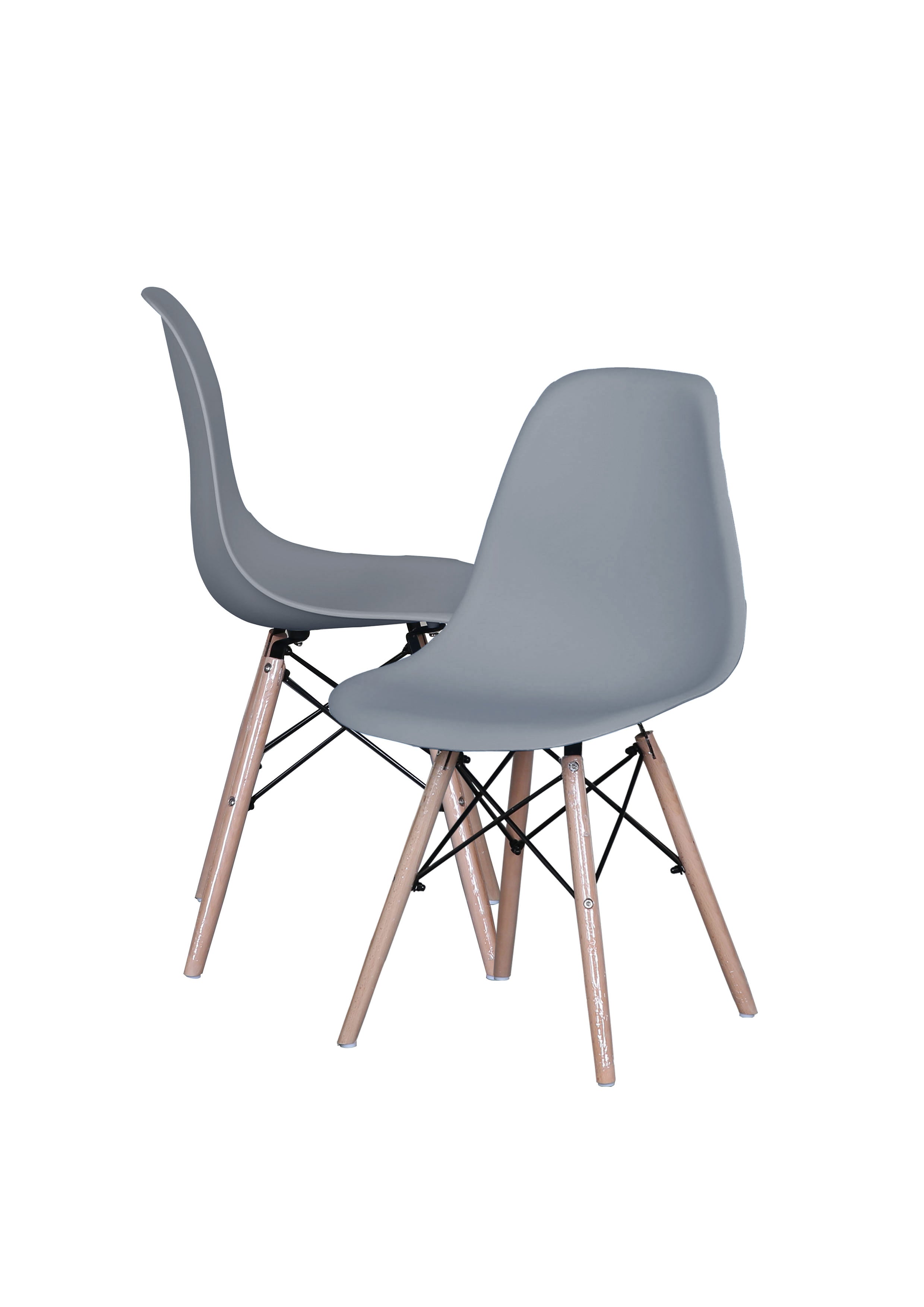 Ray Set of (2) Classic Modern Eames-Inspired Chairs