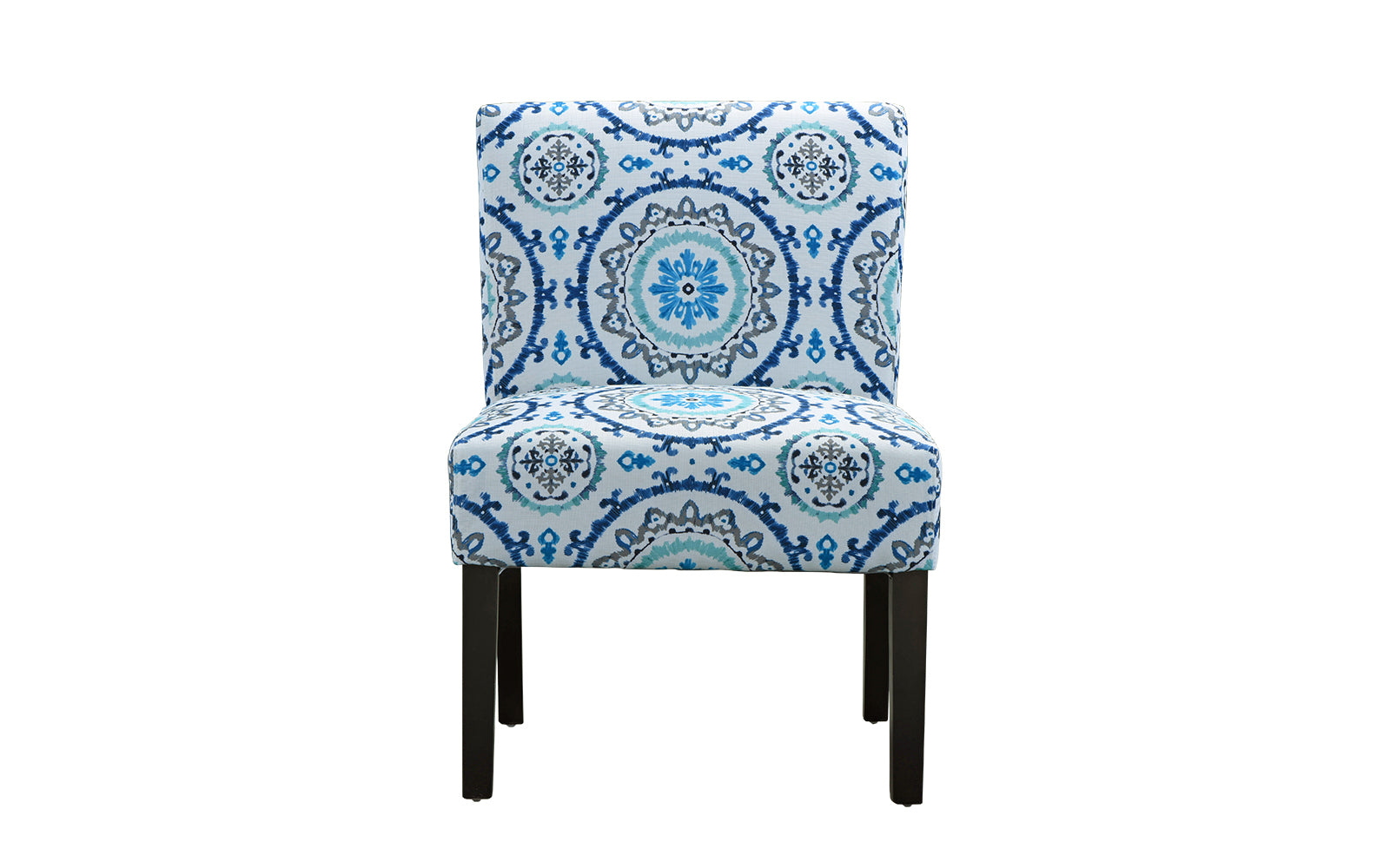 Bailey Classic Square Back Armless Accent Chair