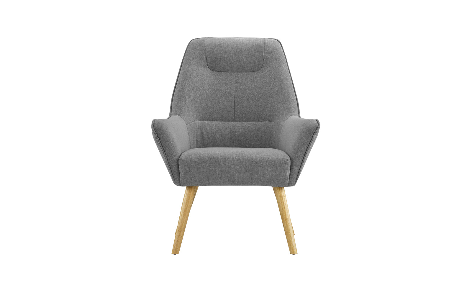 CHR43-FB-DGR Carson Modern Diamond Armchair with Natural Wood L sku CHR43-FB-DGR