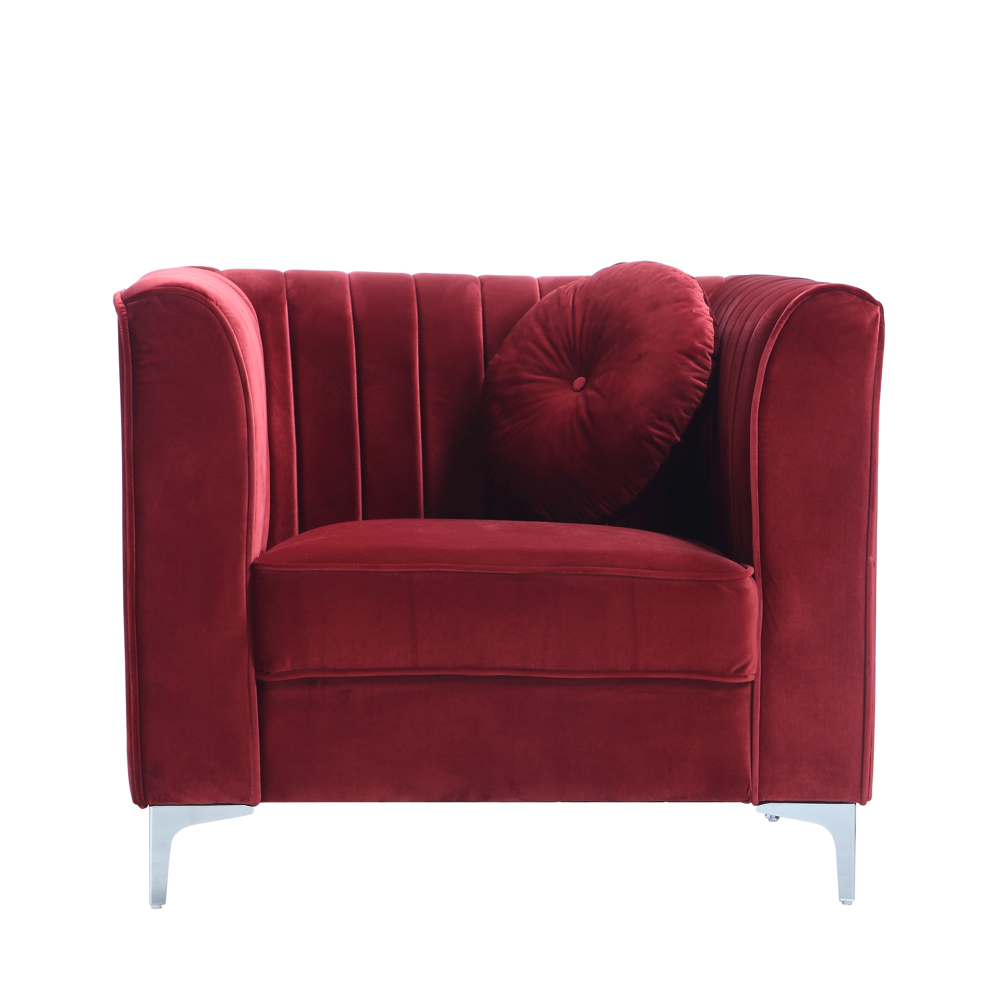 Ciara Classic Old Hollywood Boudoir Velvet Armchair