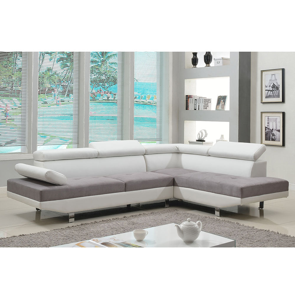 Albert Modern Sectional with Right Chaise Lounge
