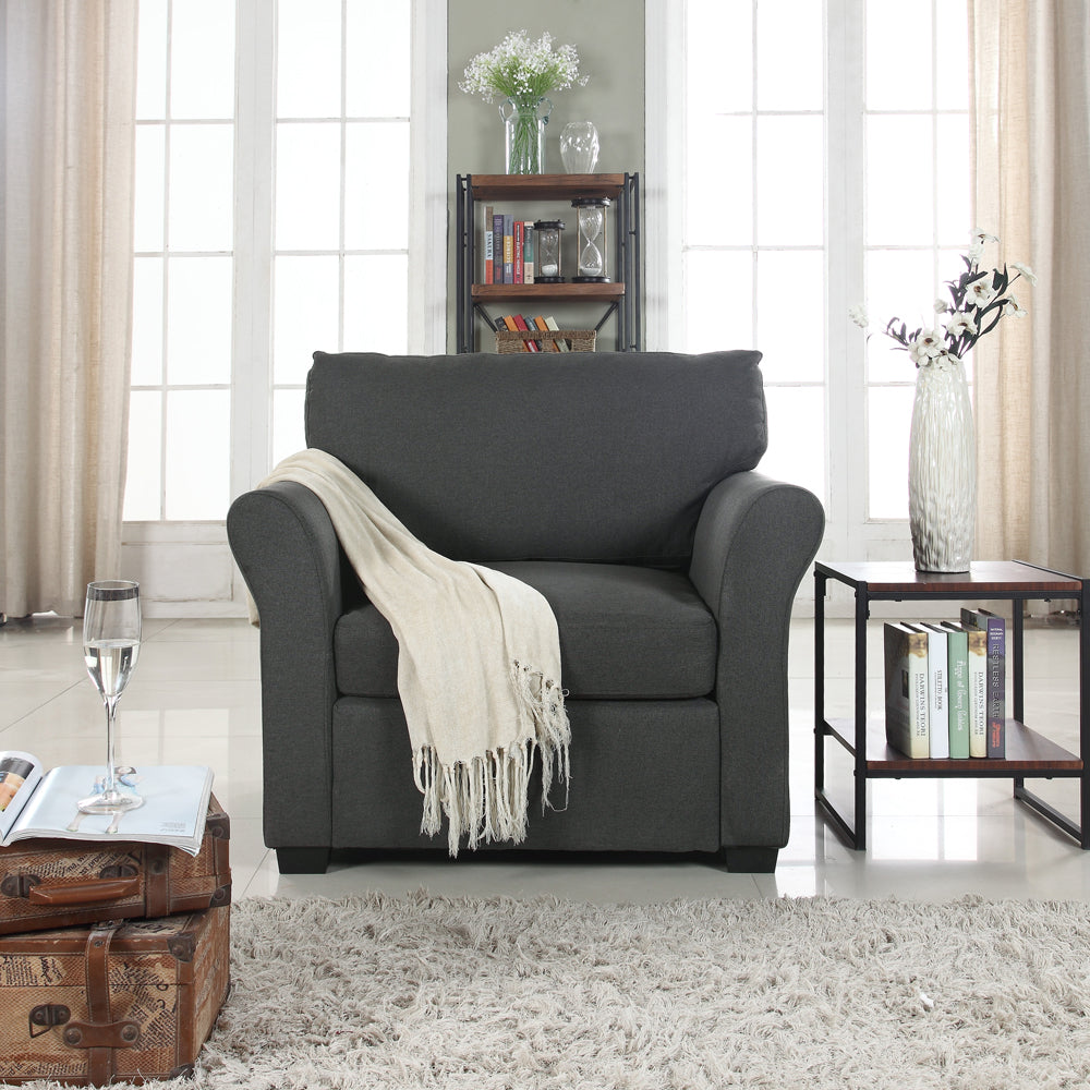 fortunato classic and comfortable linen armchair