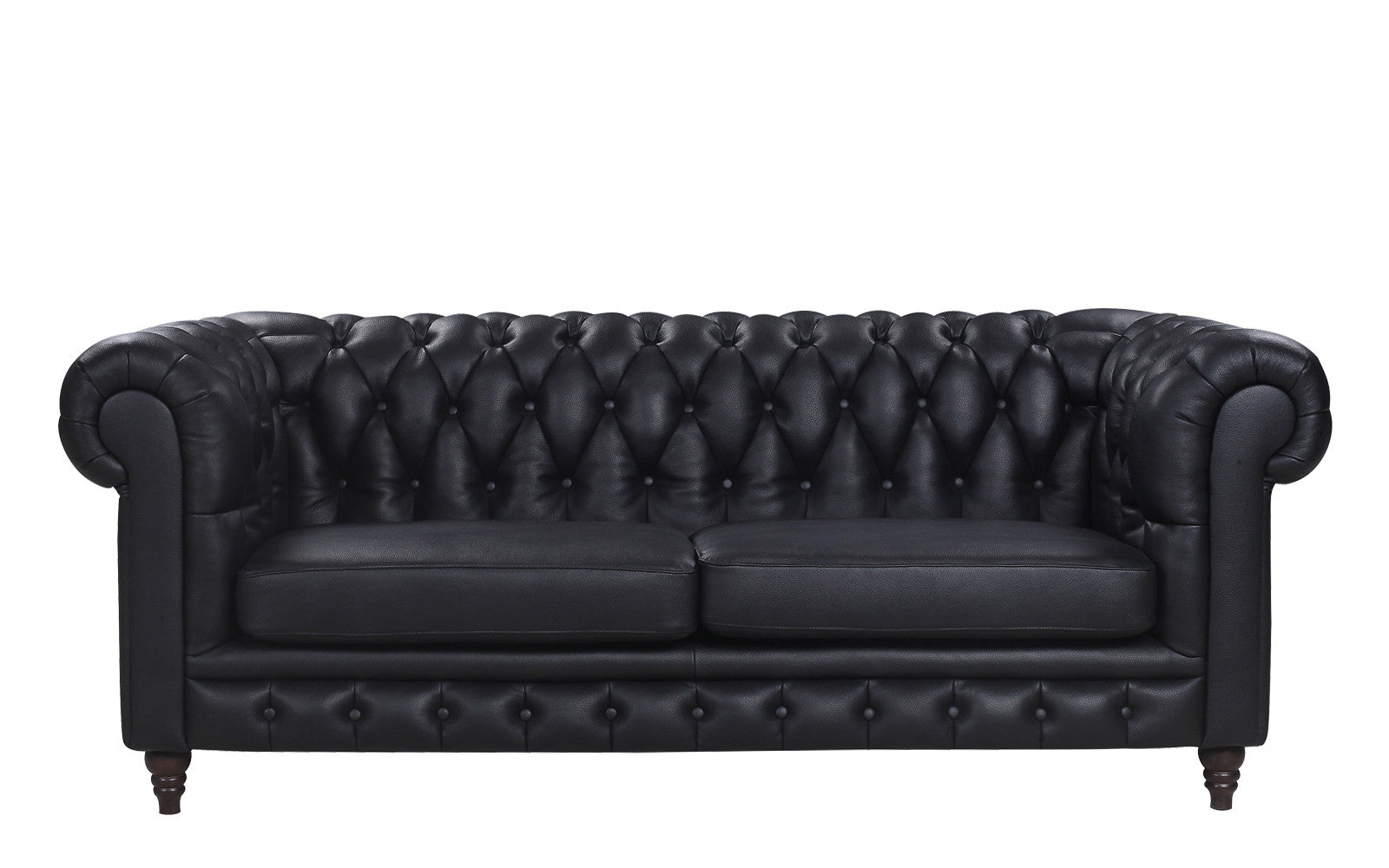 Crawley Leather Chesterfield Sofa Sofamaniacom