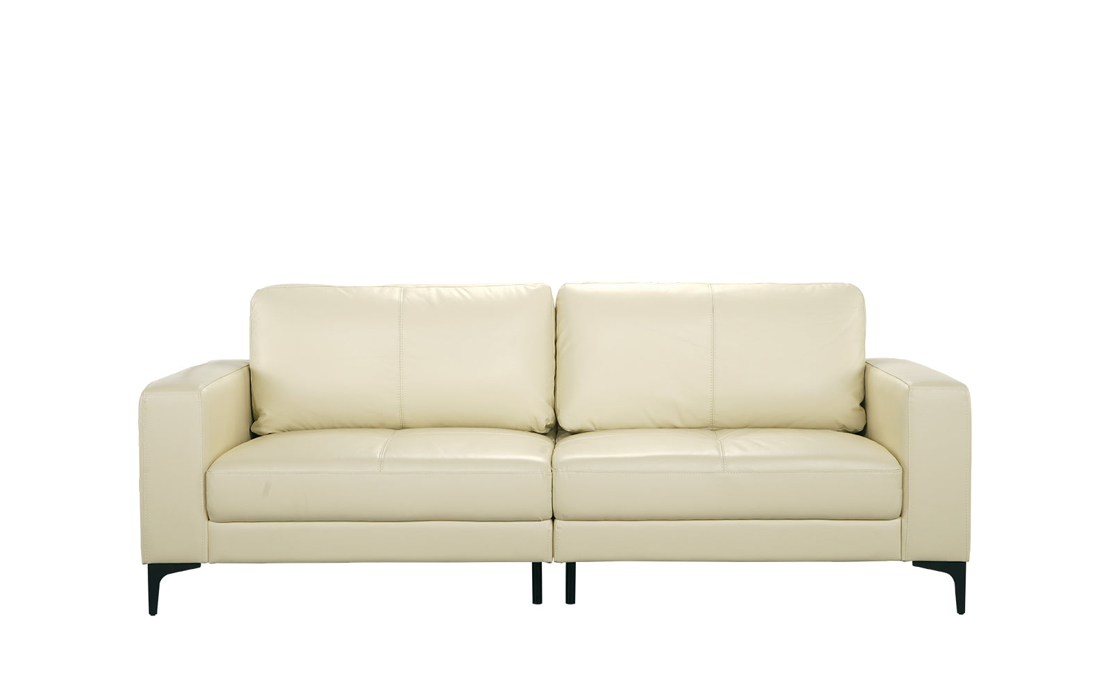 Sienna Mid Century Leather Match Sofa