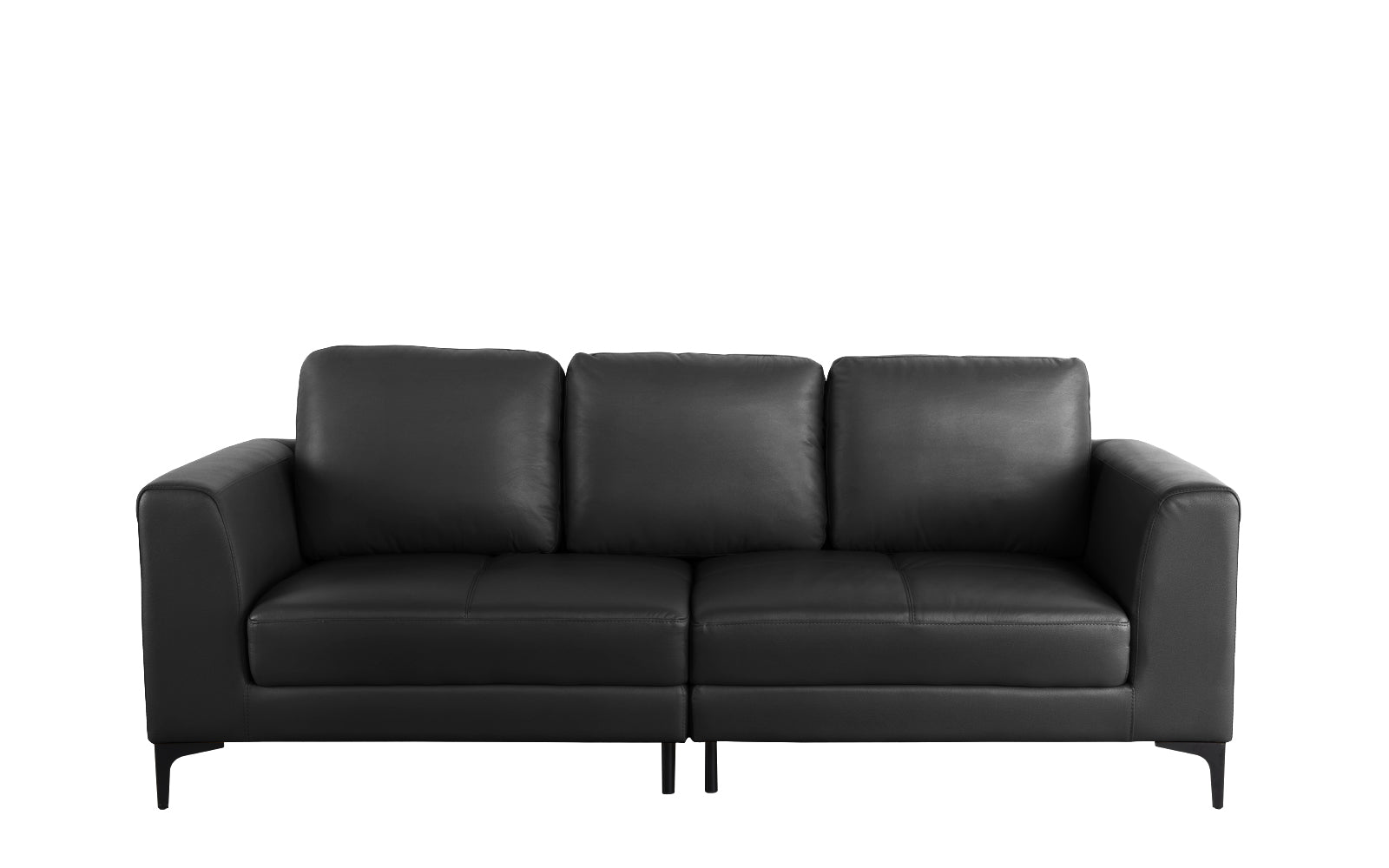 Emie Modern Leather Match Upholstered Sofa