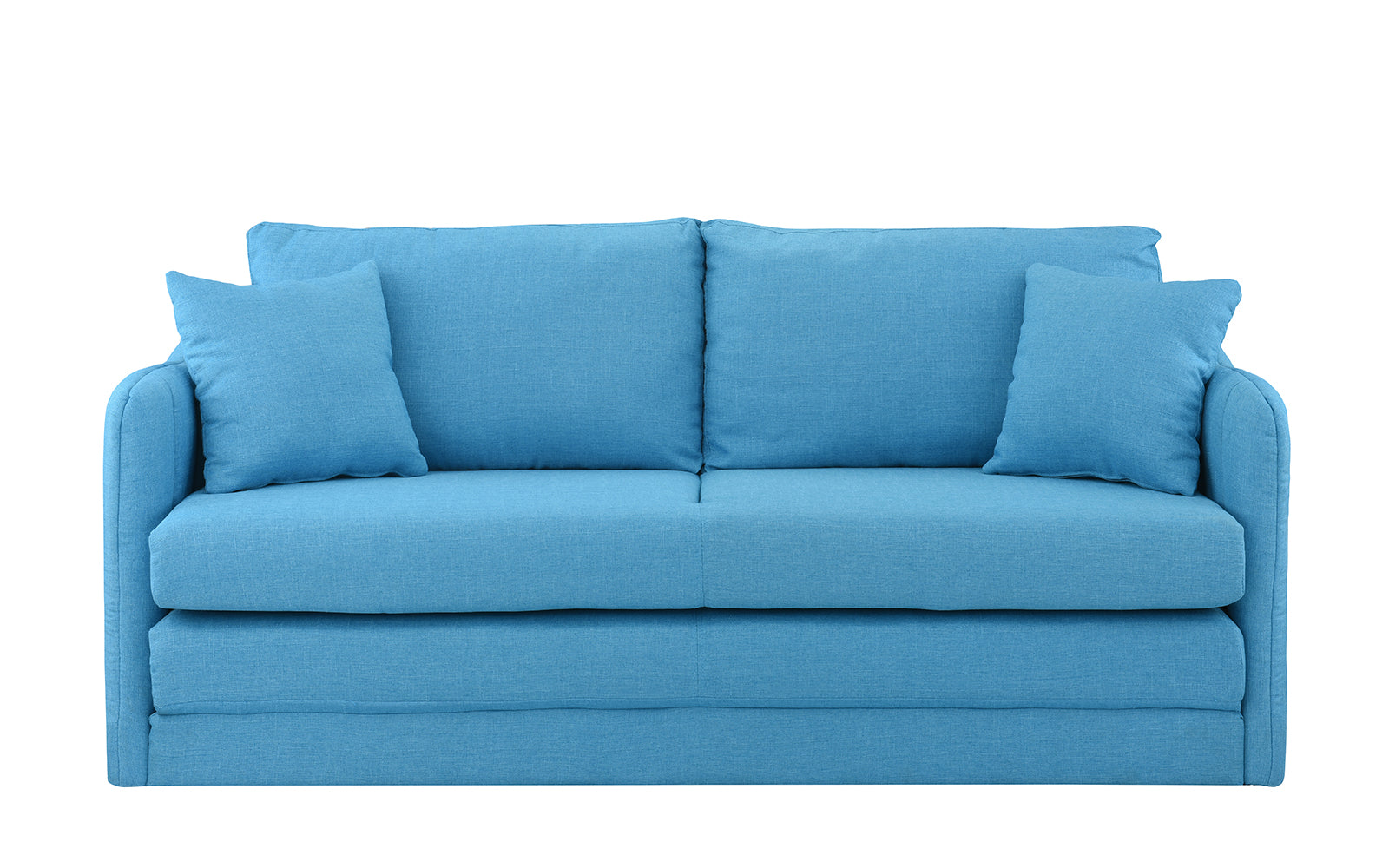 EXP164-FB-2S-BLU Melissa Modern Soft Linen Modular Sofa sku EXP164-FB-2S-BLU